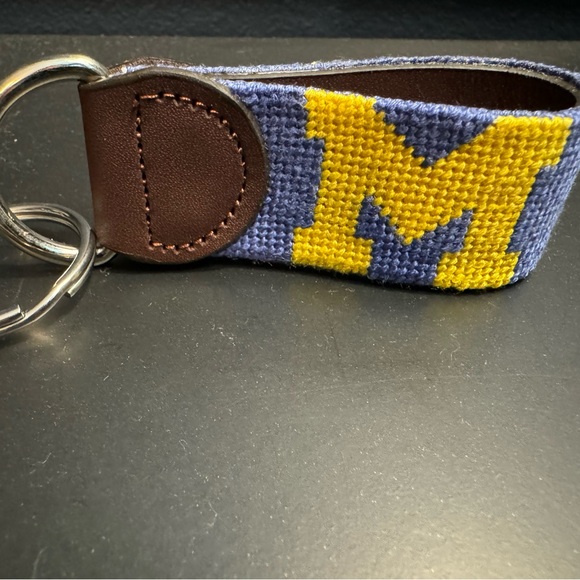 University of Michigan Needlepoint Key Fob - Picture 2 of 4